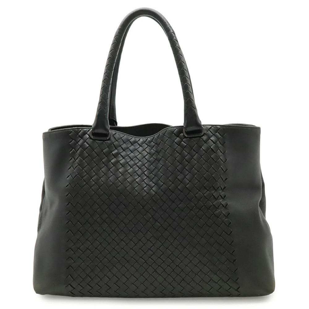 BOTTEGA VENETA Intrecciato Tote Bag Shoulder Hobo Black